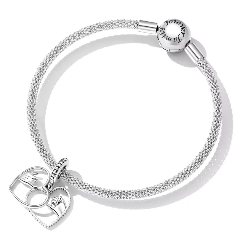 (imagen para) Pandora Estilo Amor Mano en Mano Dangle - SCC2270 - Ver 5