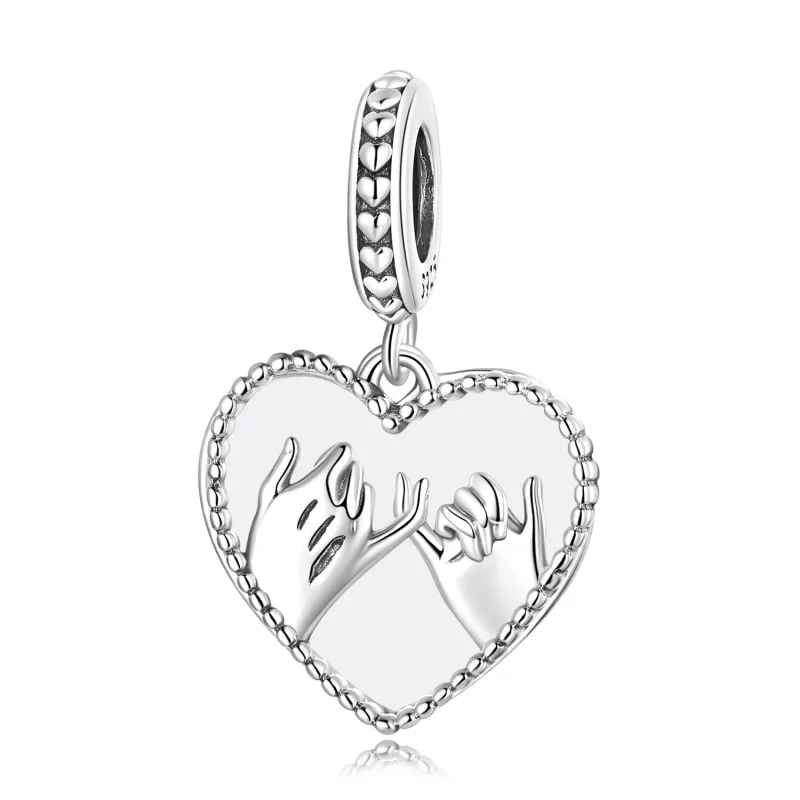 (imagen para) Pandora Estilo Amor Mano en Mano Dangle - SCC2270