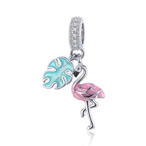 (imagen para) Pandora Estilo Flamingo Colgante - BSC277