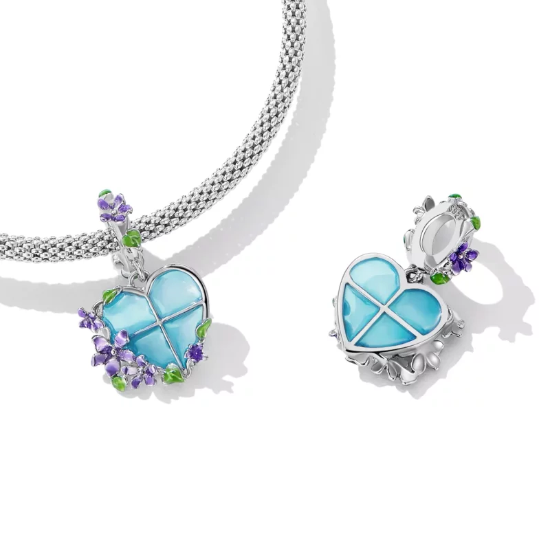(imagen para) Pandora Estilo Flor Ventana Colgante - SCC2323 - Ver 4