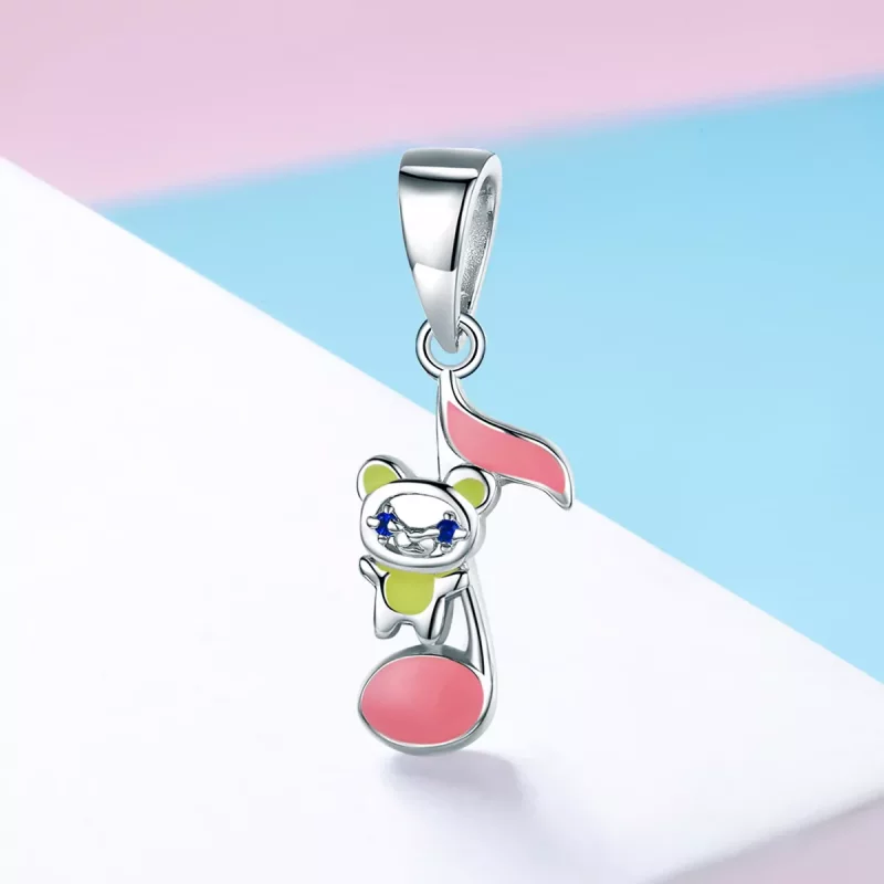 (imagen para) Pandora Estilo Oso Melodía Dangle - BSC021 - Ver 2