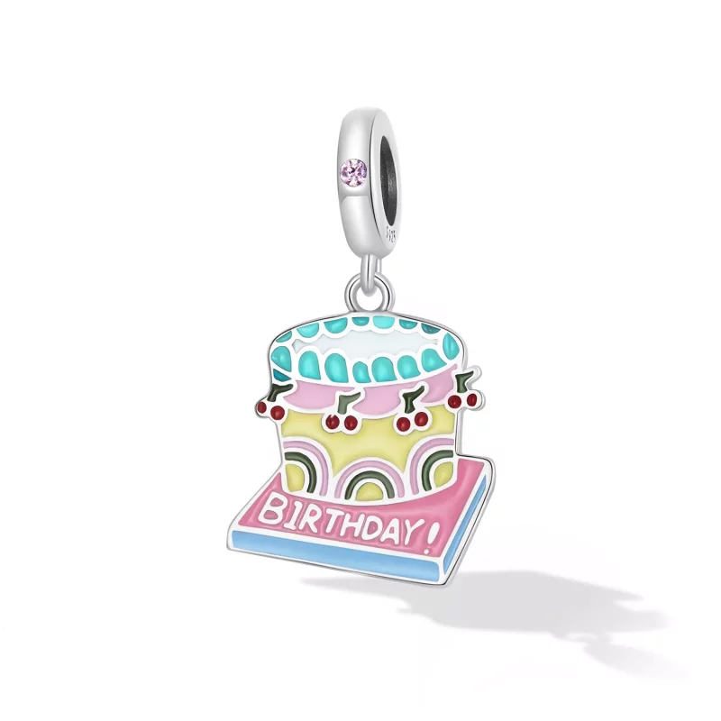 (imagen para) Pandora Estilo Pastel de Crema de Cereza Colgante - SCC2230 - Ver 2