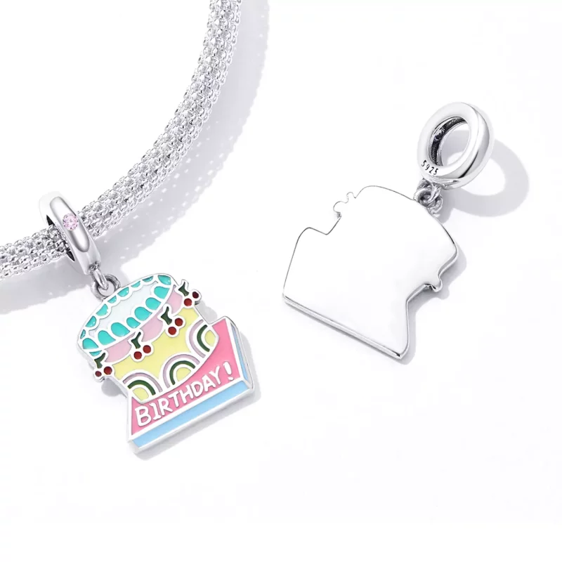 (imagen para) Pandora Estilo Pastel de Crema de Cereza Colgante - SCC2230 - Ver 4