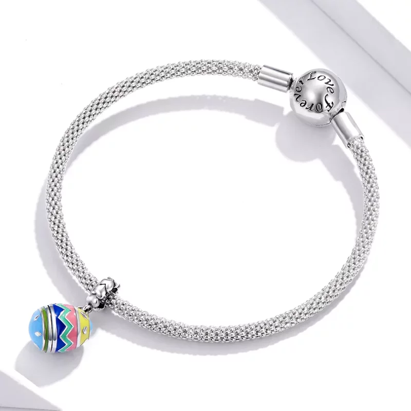 (imagen para) Pandora Estilo Plata Huevos de la Suerte Colgante - SCC1753 - Ver 3