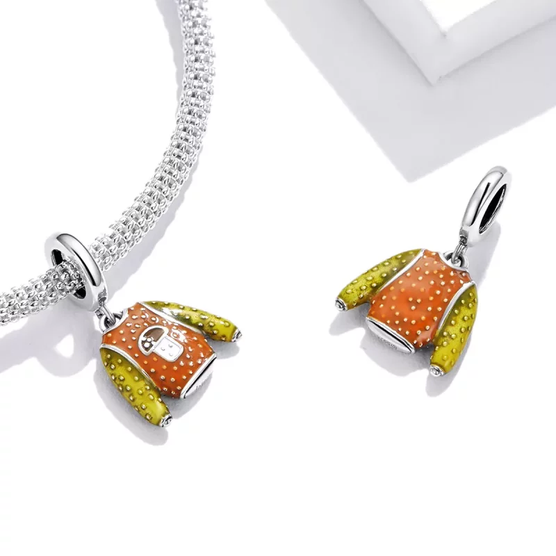 (imagen para) Pandora Estilo Suéter Cálido Dangle - BSC483 - Ver 4