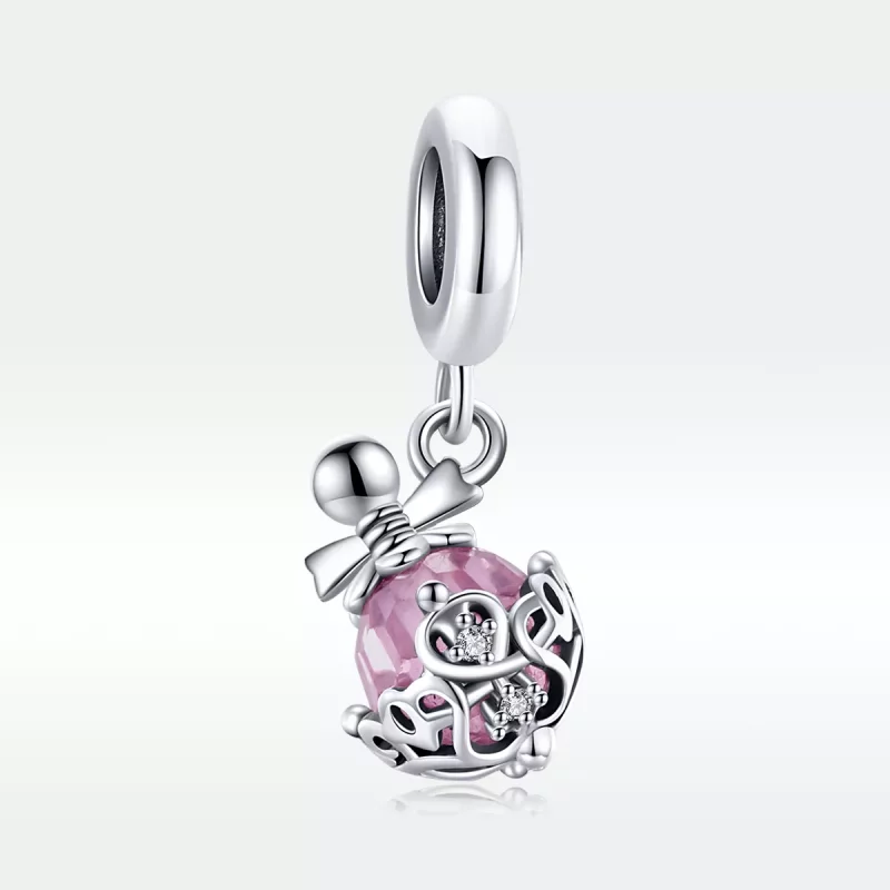 (imagen para) Pandora Style Colgante de Botella de Perfume de Plata - SCC1734 - Ver 5
