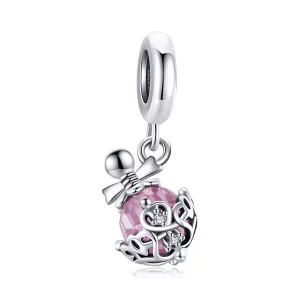 Pandora Style Colgante de Botella de Perfume de Plata - SCC1734 (imagen para) Pandora Style Colgante de Botella de Perfume de Plata - SCC1734