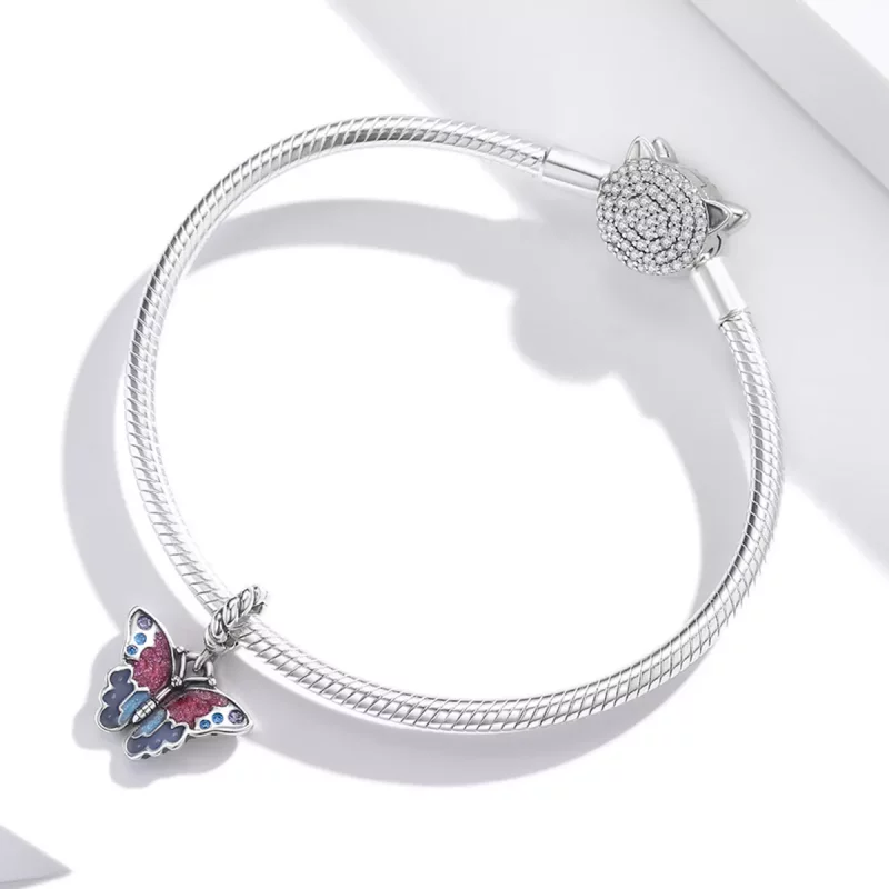(imagen para) Pandora Style Dream Mariposa Dangle - SCC1904 - Ver 3