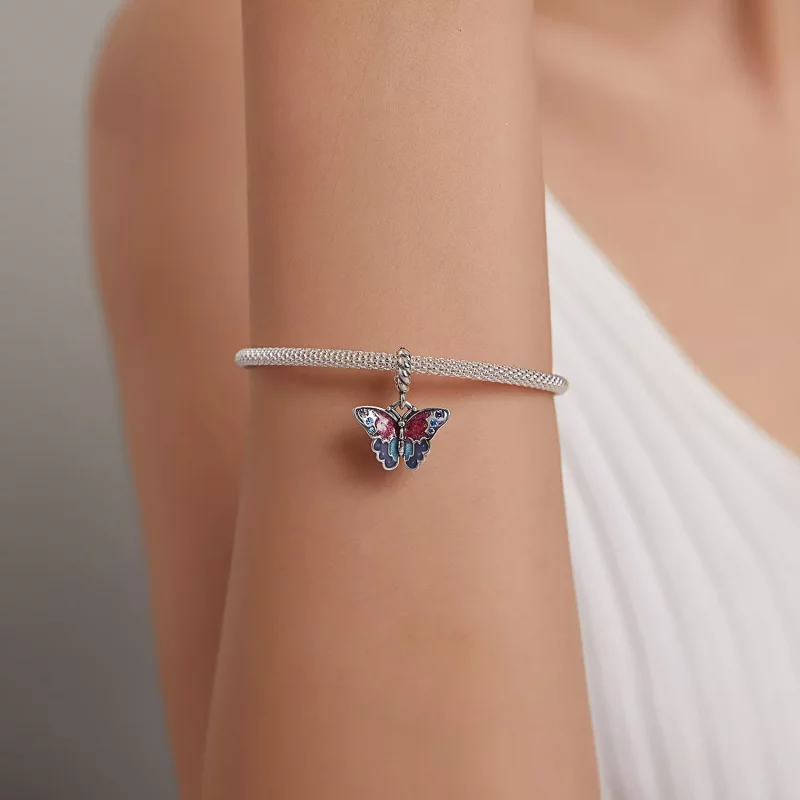 (imagen para) Pandora Style Dream Mariposa Dangle - SCC1904 - Ver 5
