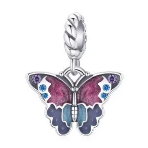 (imagen para) Pandora Style Dream Mariposa Dangle - SCC1904