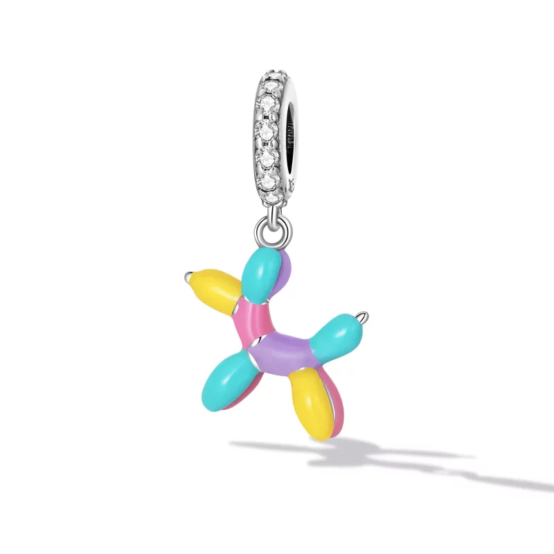 (imagen para) Pandora Style Globo Cachorro Colgante - SCC2217 - Ver 2