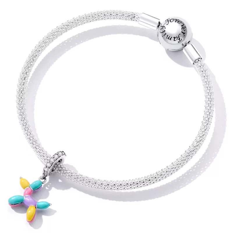 (imagen para) Pandora Style Globo Cachorro Colgante - SCC2217 - Ver 4