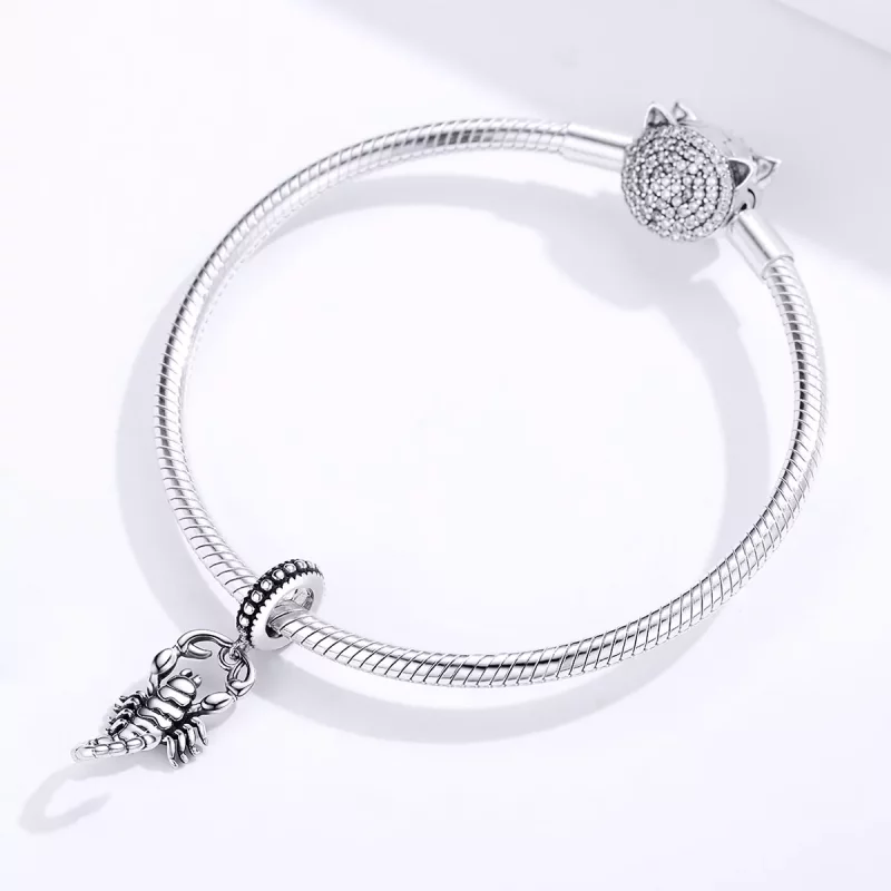 (imagen para) Pandora Style Plata Colgante Escorpio - SCC1329 - Ver 3