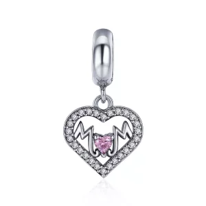 (imagen para) Pandora Style Plata Mamá Corazón Colgante - SCC392