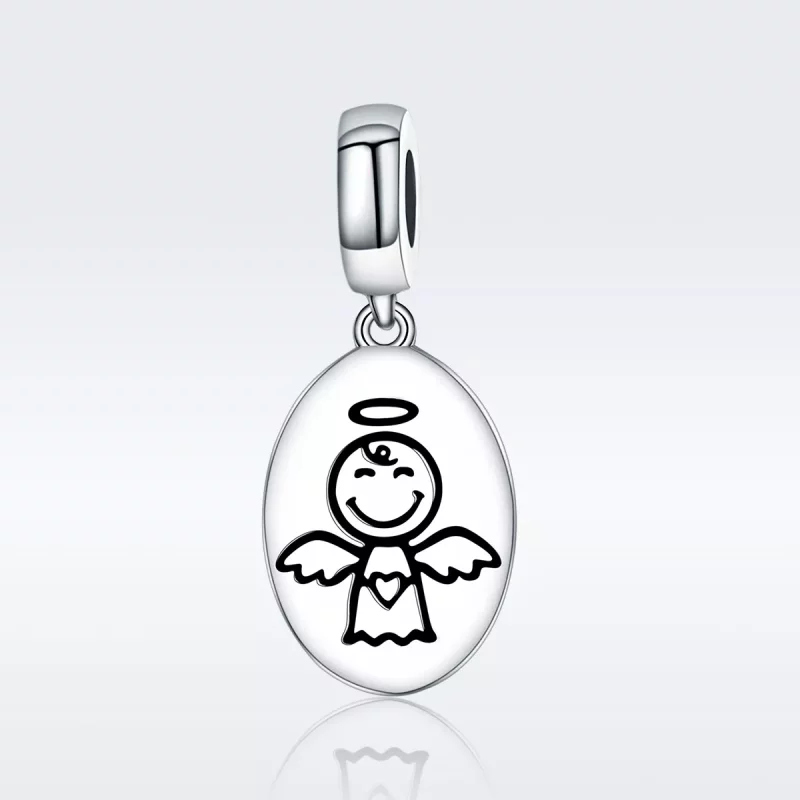 (imagen para) Pandora Style Plata Pérdida de Bebé Miscarriage Dangle - SCC328 - Ver 2