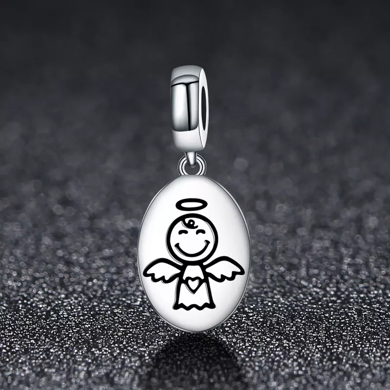(imagen para) Pandora Style Plata Pérdida de Bebé Miscarriage Dangle - SCC328 - Ver 3