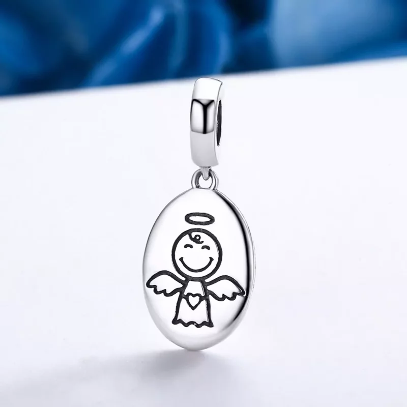 (imagen para) Pandora Style Plata Pérdida de Bebé Miscarriage Dangle - SCC328 - Ver 6