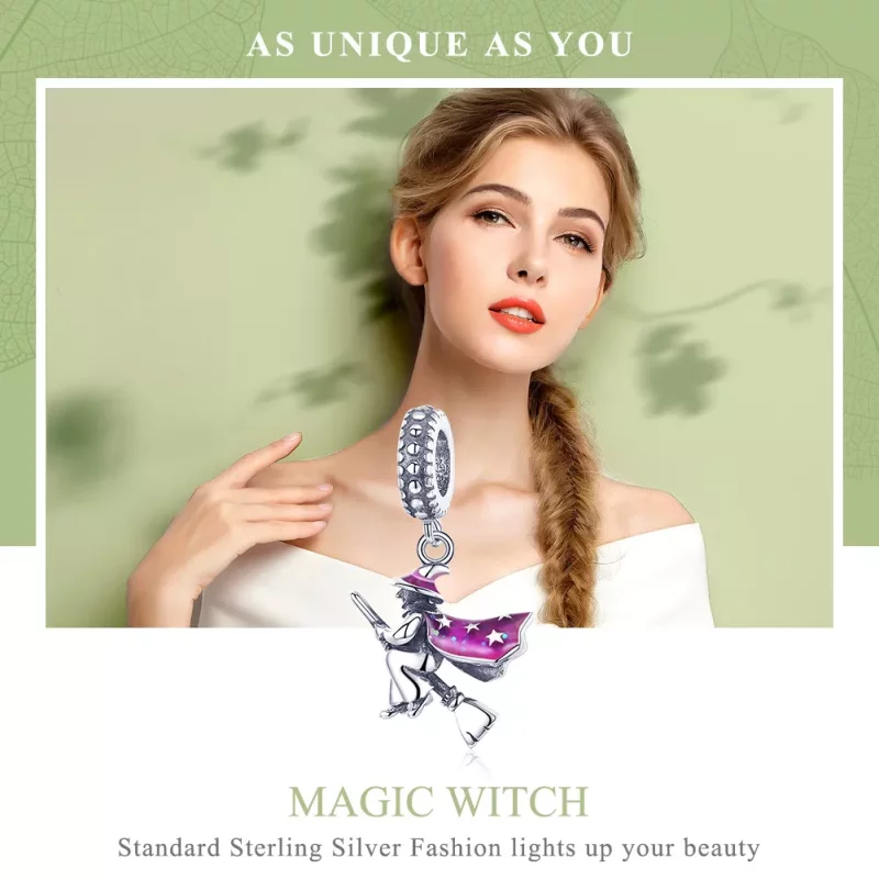 (imagen para) Pandora Style Silver Wizard of Oz Dangle - SCC914 - Ver 6