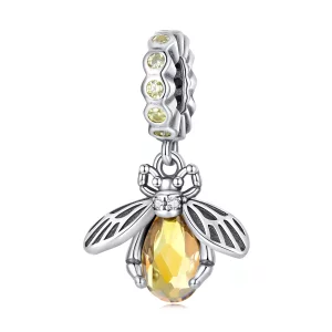 (imagen para) Pendiente colgante de abeja delicada al estilo Pandora - SCC2293
