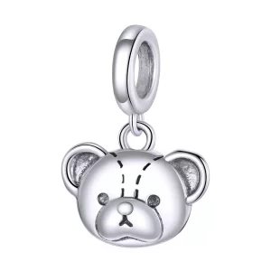 (imagen para) Pendiente colgante de estilo Pandora con lindo oso - SCX120-L