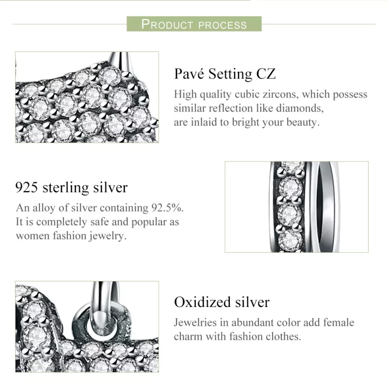 (imagen para) Pendiente colgante de perro salchicha Dachshund estilo Pandora en plata - SCC709 - Ver 7