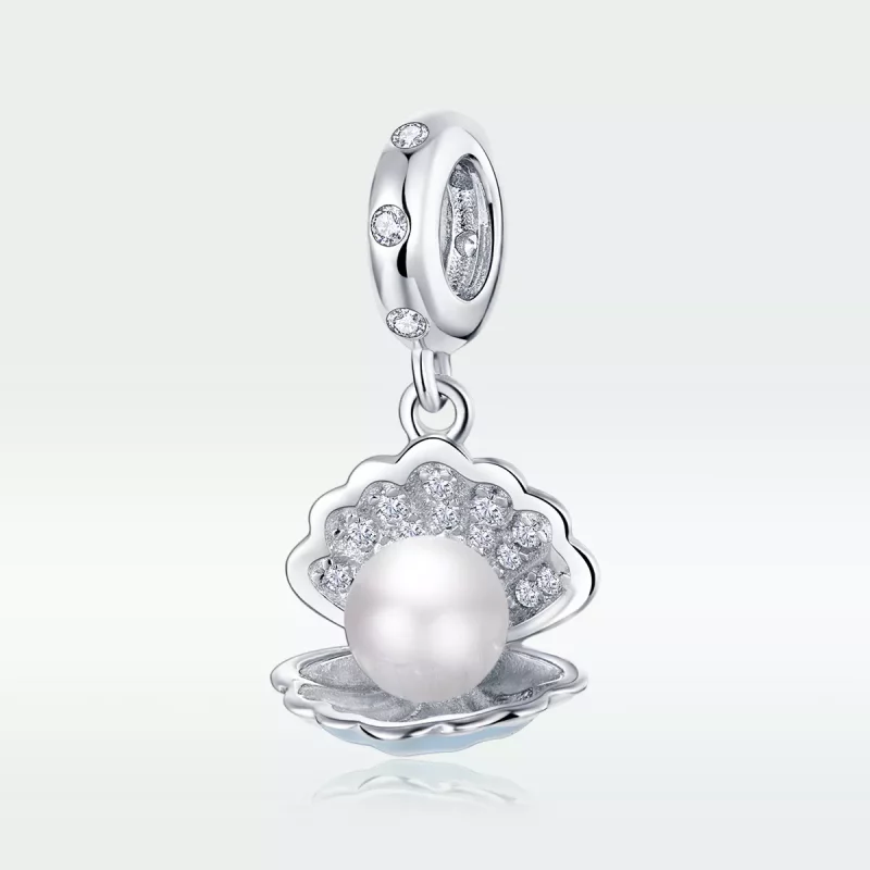 (imagen para) Pendiente colgante de plata estilo Pandora - Leyenda del Mar - BSC242 - Ver 5