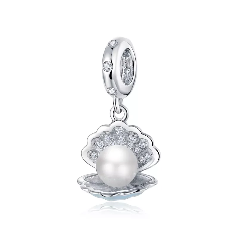 (imagen para) Pendiente colgante de plata estilo Pandora - Leyenda del Mar - BSC242