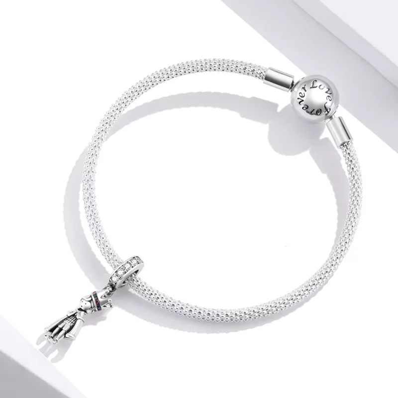 (imagen para) Pendiente colgante de plata estilo Pandora Príncipe del Mar - SCC1584 - Ver 3