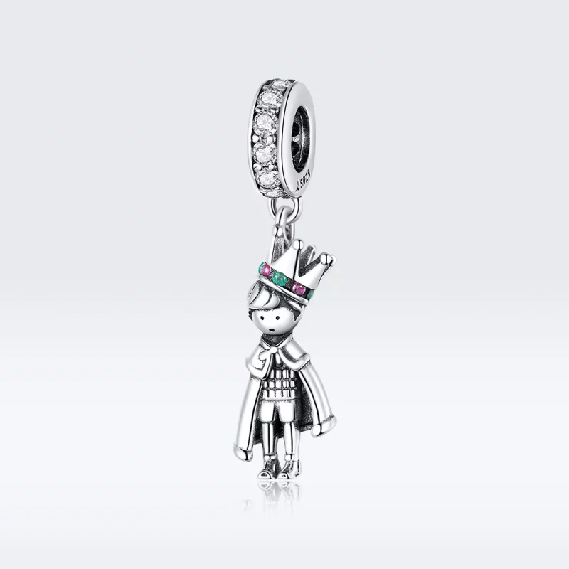 (imagen para) Pendiente colgante de plata estilo Pandora Príncipe del Mar - SCC1584 - Ver 5
