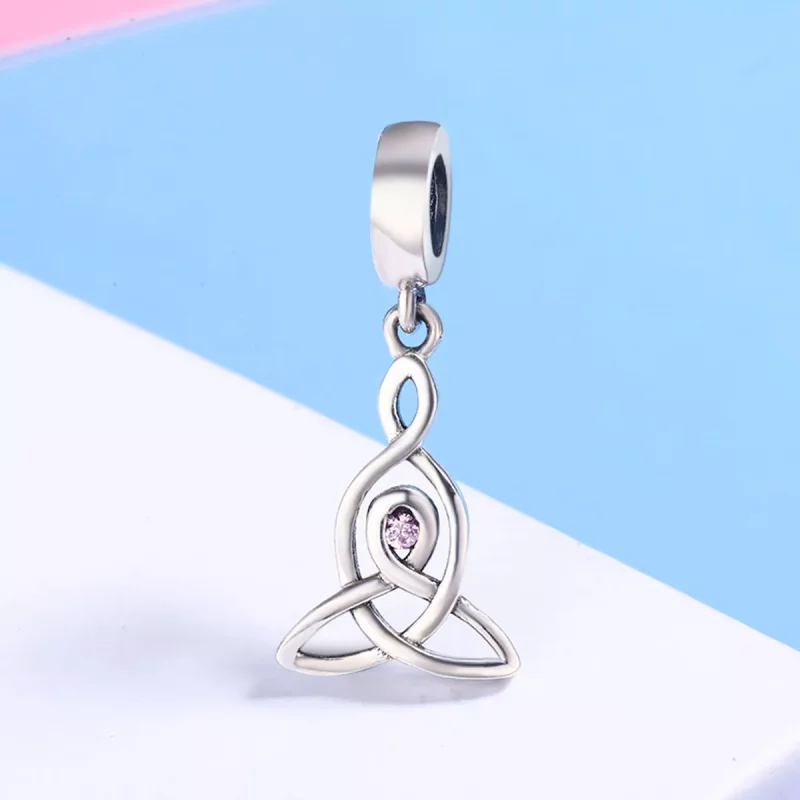 (imagen para) Pendiente colgante de plata estilo Pandora - Protector Sagrado - SCC423 - Ver 3