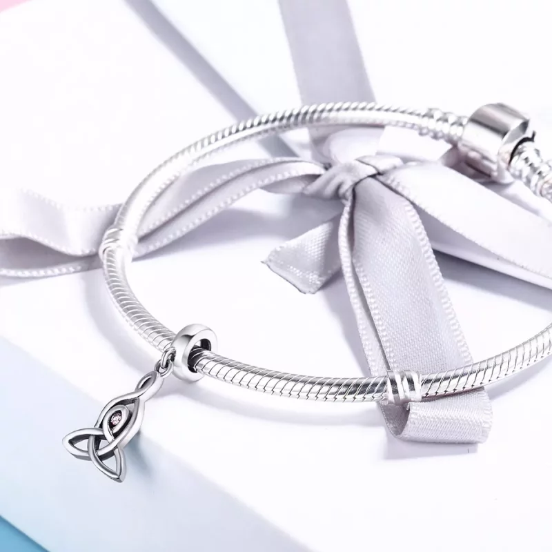 (imagen para) Pendiente colgante de plata estilo Pandora - Protector Sagrado - SCC423 - Ver 4