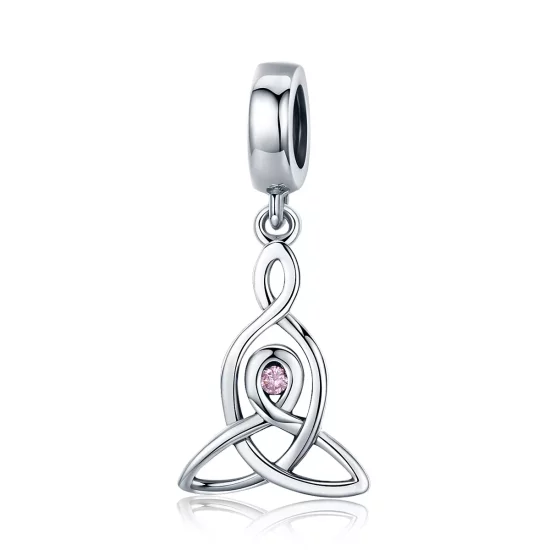 (imagen para) Pendiente colgante de plata estilo Pandora - Protector Sagrado - SCC423