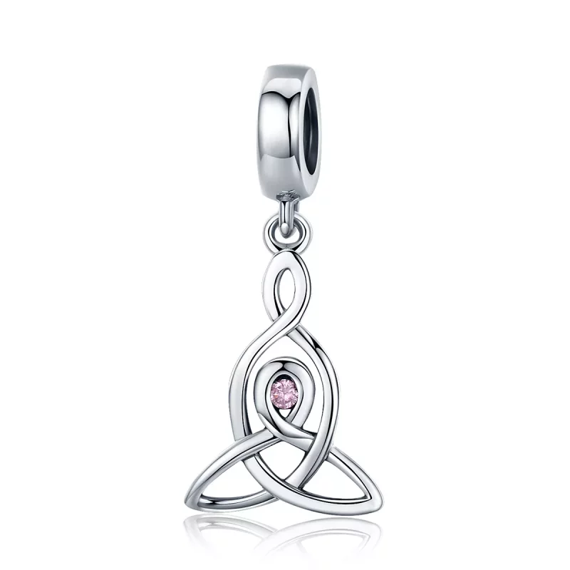 (imagen para) Pendiente colgante de plata estilo Pandora - Protector Sagrado - SCC423