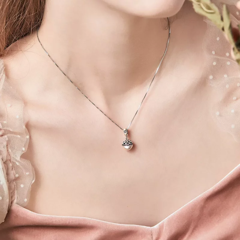 (imagen para) Pendiente colgante de plata estilo Pandora Sorpresa de Amor - SCC689 - Ver 2