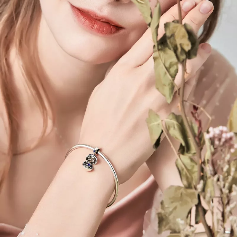 (imagen para) Pendiente colgante de plata estilo Pandora Sorpresa de Amor - SCC689 - Ver 11