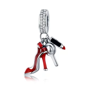 (imagen para) Pendiente colgante estilo Pandora de plata - SCC457 para vestir sexy