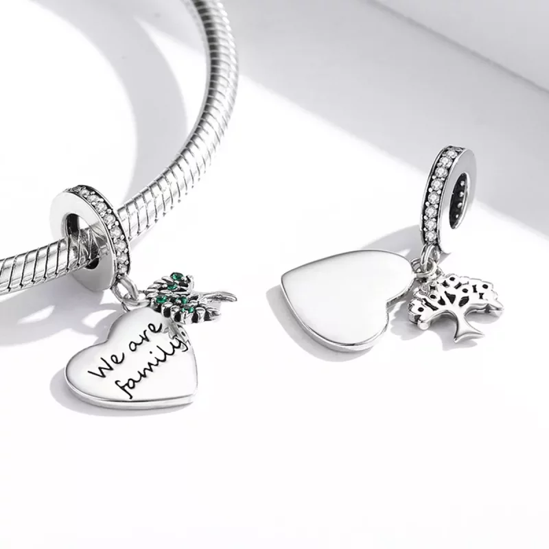 (imagen para) Pendiente colgante estilo Pandora de Árbol de la Vida - SCC2104 - Ver 4