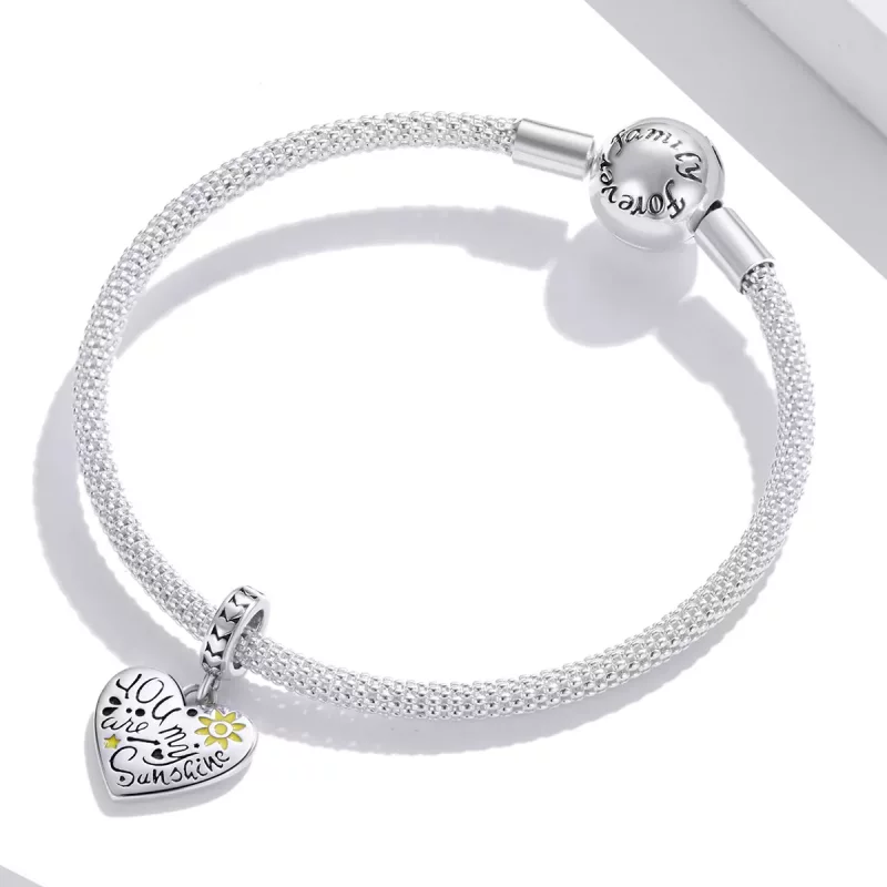 (imagen para) Pendiente colgante estilo Pandora Love Brand - SCC1916 - Ver 3