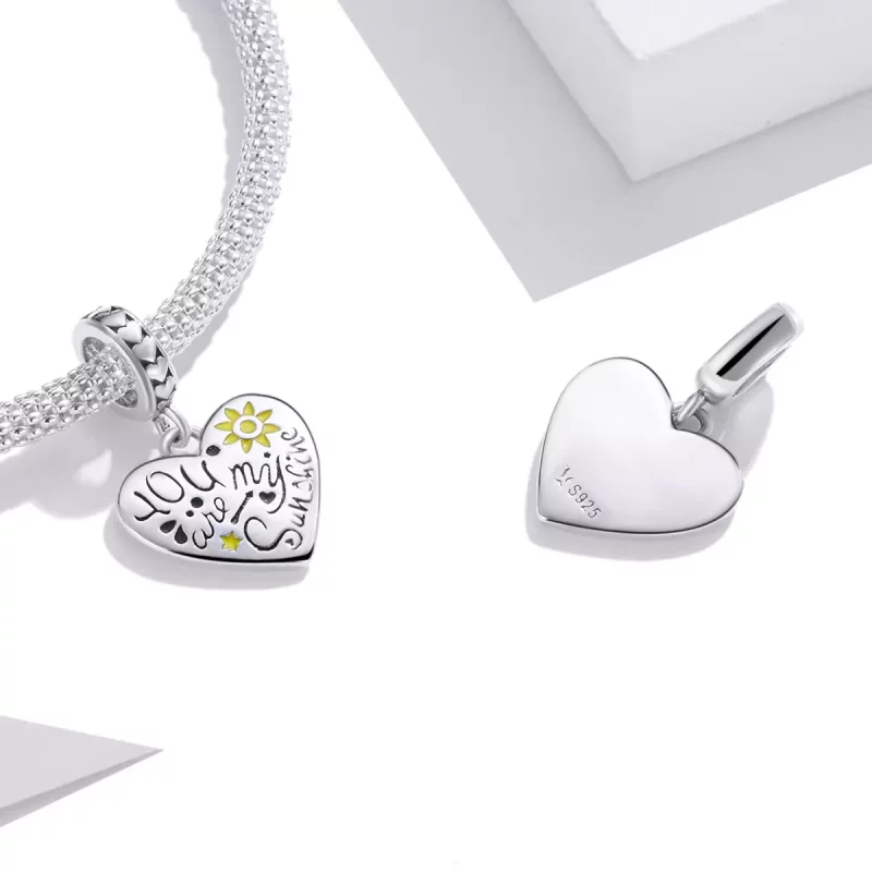 (imagen para) Pendiente colgante estilo Pandora Love Brand - SCC1916 - Ver 4