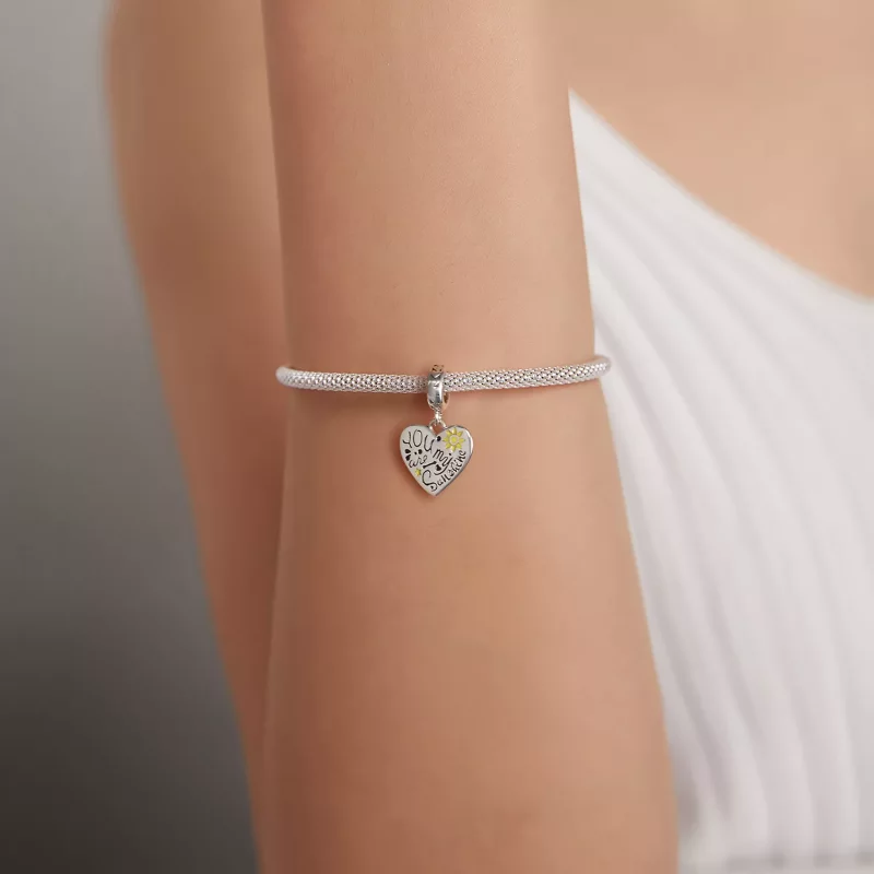 (imagen para) Pendiente colgante estilo Pandora Love Brand - SCC1916 - Ver 5