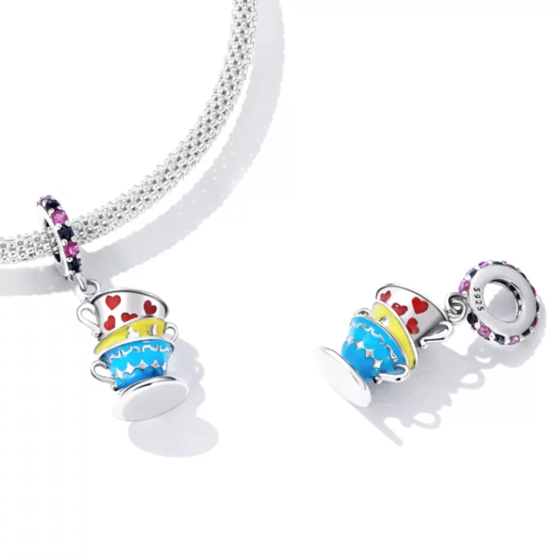 (imagen para) Pendiente colgante estilo Pandora Magic Cup - SCC2244 - Ver 4