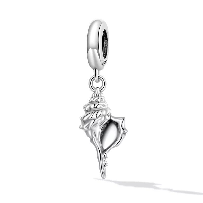(imagen para) Pendiente de Concha de Plata con Estilo Pandora - SCC2235 - Ver 2