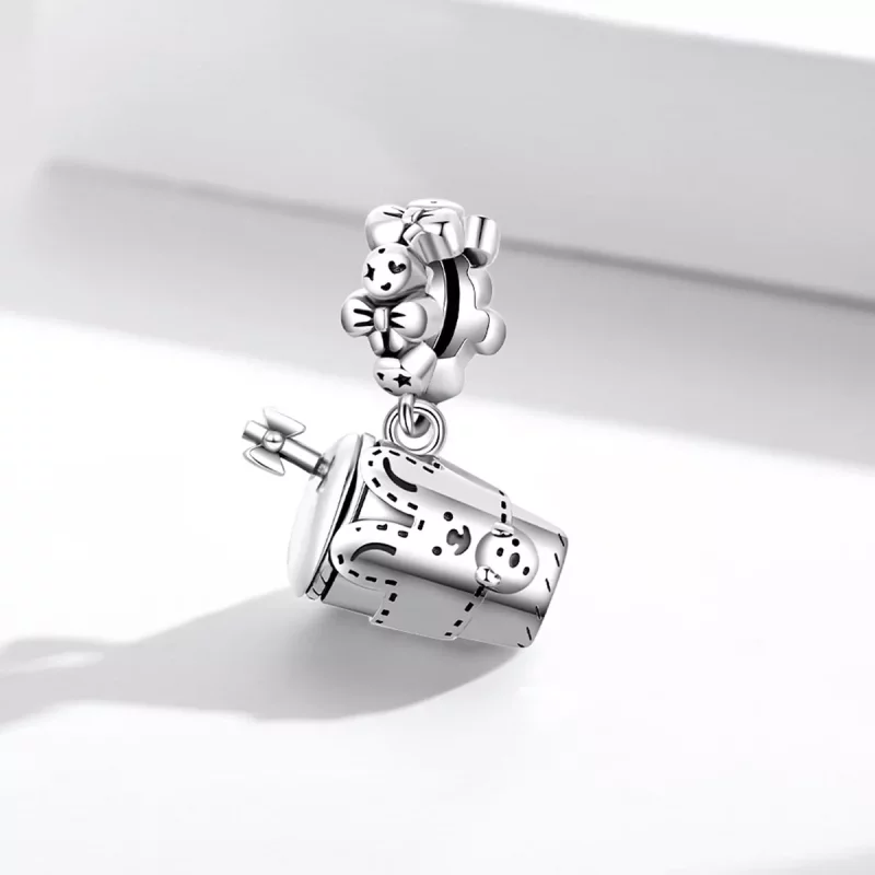 (imagen para) Pendiente de Copa de Agua Exquisito Estilo Pandora para Niñas - SCC2047 - Ver 2