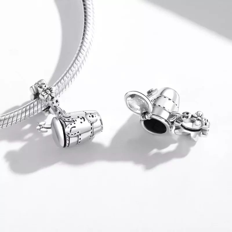 (imagen para) Pendiente de Copa de Agua Exquisito Estilo Pandora para Niñas - SCC2047 - Ver 4