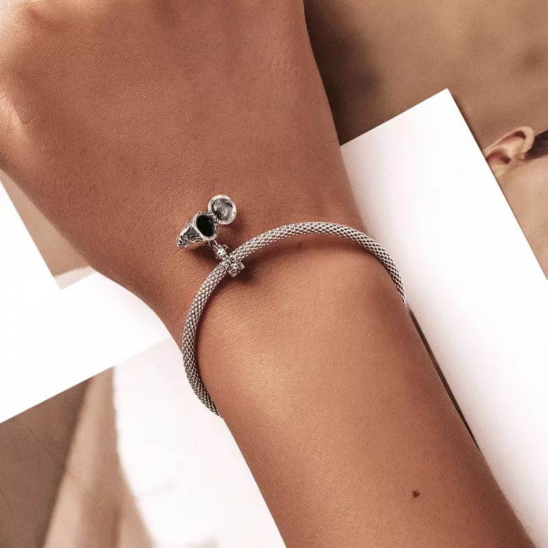 (imagen para) Pendiente de Copa de Agua Exquisito Estilo Pandora para Niñas - SCC2047 - Ver 5