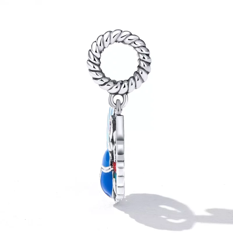 (imagen para) Pendiente de estilo Pandora con escarabajo colgante - SCC2255 - Ver 3