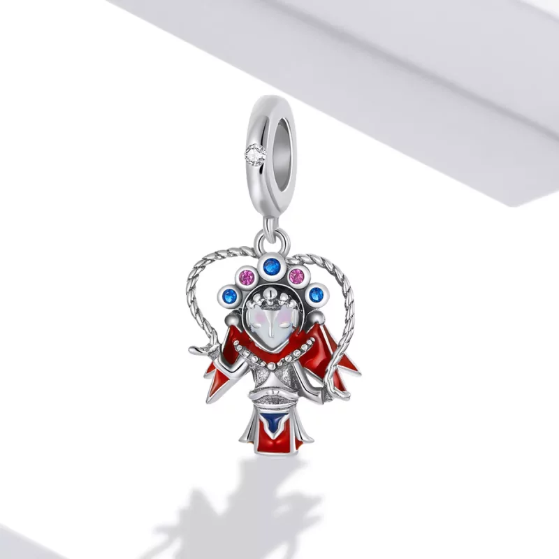 (imagen para) Pendiente de marioneta de la ópera de Pekín estilo Pandora - SCC2109 - Ver 2