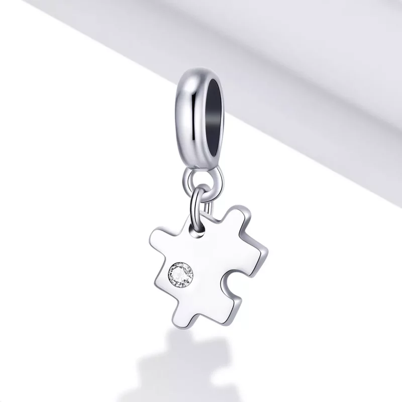 (imagen para) Pendiente de Moda Estilo Pandora con Diseño de Rompecabezas - SCX133 - Ver 2