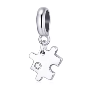 Pendiente de Moda Estilo Pandora con Diseño de Rompecabezas - SCX133 (imagen para) Pendiente de Moda Estilo Pandora con Diseño de Rompecabezas - SCX133