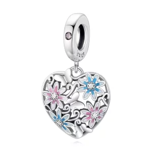 (imagen para) Pendiente Pandora estilo Jardín Secreto de Amor Dangle - SCC2062